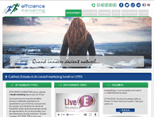 Tablet Screenshot of efficience-marketing.com